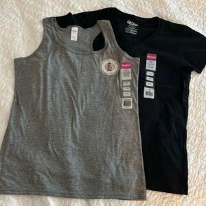 NWT Bundle of 2 GILDAN tops for $15. Size M women’s.